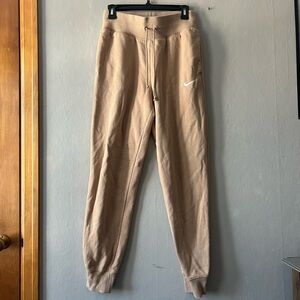 Nike Tan Phoenix Fleece Joggers Size Small